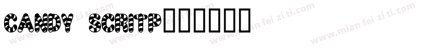 candy scritp字体转换